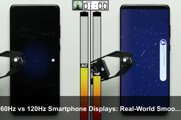 60Hz vs 120Hz Smartphone Displays: Real-World Smoothness and Battery Trade-Offs