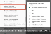 Bluetooth Audio Codecs on Smartphones: SBC, AAC, aptX, and LDAC Compared