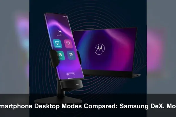 Smartphone Desktop Modes Compared: Samsung DeX, Motorola Ready For, and Android Desktop
