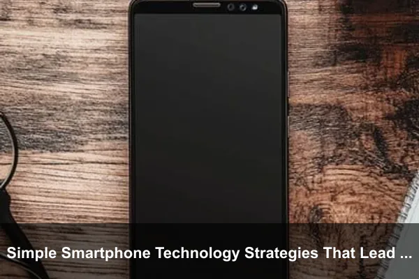 Simple Smartphone Technology Strategies That Lead to Better Results