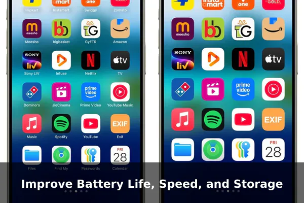 Improve Battery Life, Speed, and Storage